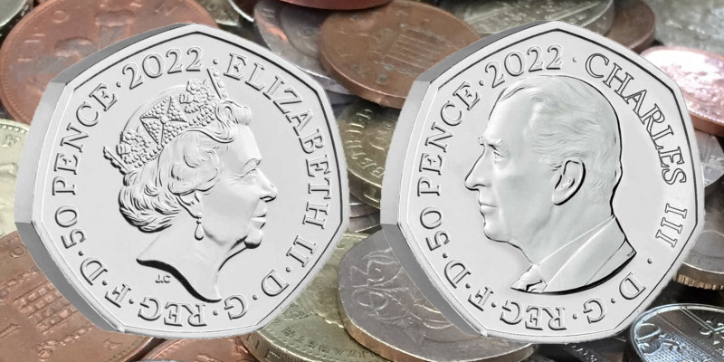 Монеты Великобритании при короле Карле III
